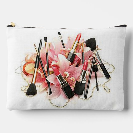 花と化粧 アクセサリーポーチ (正面)