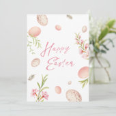 花と卵イースターホリデーカード シーズンカード (スタンド正面)