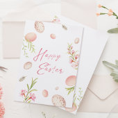 花と卵イースターホリデーカード シーズンカード