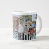花と友人ジャンボマグ ジャンボコーヒーマグカップ (正面右)