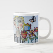 花と友人ジャンボマグ ジャンボコーヒーマグカップ (右)