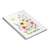 花と太陽を照らす ノートブック (右側)