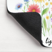 花と太陽を照らす マウスパッド (コーナー)