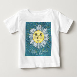 花と太陽 - 自然 ベビーTシャツ
