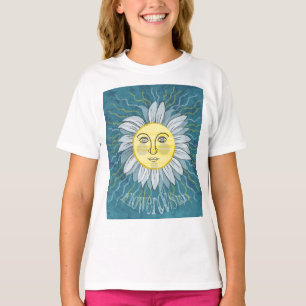 花と太陽 – 自然 Tシャツ