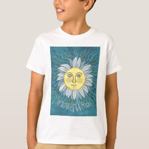 花と太陽 – 自然 Tシャツ
