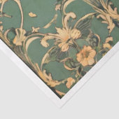 花と女性のアールヌーボー-Decompage- 薄葉紙 (詳細)