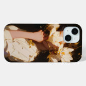 花と女性の美しいマグノリア Case-Mate iPhoneケース (裏面 (横))