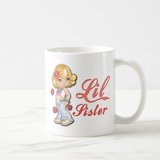 花と妹 コーヒーマグカップ (右)