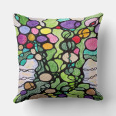 花と実の木 クッション (裏面)