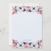 花と少年 | 堅信礼/聖体拝領の招待状 招待状 (裏面)