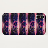 花と平和のカラフル Case-Mate iPhoneケース (裏面(横))