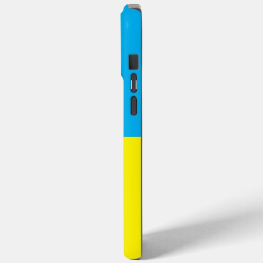 花と平和のサイン、ウクライナ国旗 Case-Mate iPhoneケース (裏面 / 左)