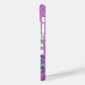 花と座る若い女の子の電話ケース Case-Mate iPhoneケース (裏面 / 左)