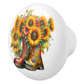 花と庭のブーツ セラミックノブ (右)