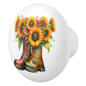 花と庭のブーツ セラミックノブ (右)