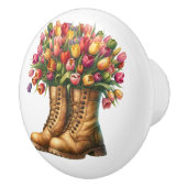 花と庭のブーツ セラミックノブ (右)