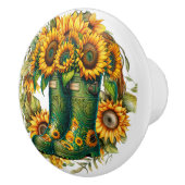 花と庭のブーツ セラミックノブ (右)