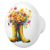 花と庭のブーツ セラミックノブ (右)