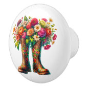 花と庭のブーツ セラミックノブ (右)