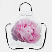 花と庭園愛好家のための牡丹の花バラ エプロン (正面)