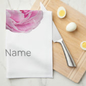 花と庭園愛好家のための牡丹の花バラ キッチンタオル (四つ折り)