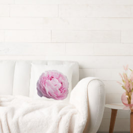 花と庭園愛好家のための牡丹の花バラ クッション