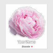 花と庭園愛好家のための牡丹の花バラ シール (シート)