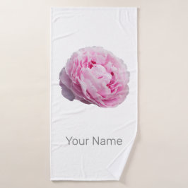 花と庭園愛好家のための牡丹の花バラ バスタオル