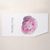 花と庭園愛好家のための牡丹の花バラ バスタオル (バスタオル)