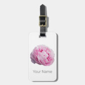 花と庭園愛好家のための牡丹の花バラ ラゲッジタグ (正面縦)