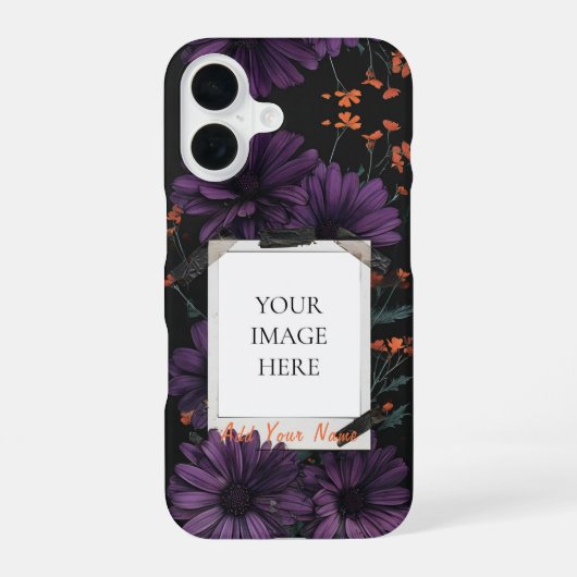 花と思い出 iPhone 16ケース (裏面)