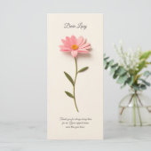 花と感謝を伴う構成 (スタンド正面)