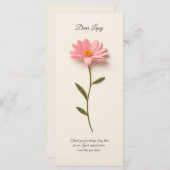 花と感謝を伴う構成 (正面/裏面)