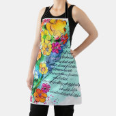 花と手紙 エプロン (インサイチュ)