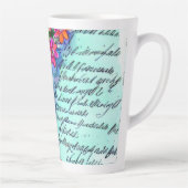 花と手紙 カフェラテマグ (右)