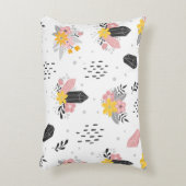 花と抽象芸術  アクセントクッション (正面(垂直))