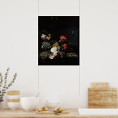 花と昆虫を使った静物詩 ポスター (キッチン)