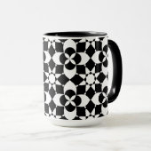 花と星のコーヒーマグ マグカップ (正面右)