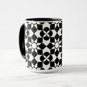花と星のコーヒーマグ マグカップ (正面左)
