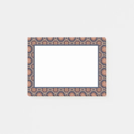 花と星形装飾デザイン ポストイット