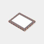 花と星形装飾デザイン ポストイット (アングル)