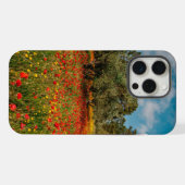 花と木のある野原 iPhoneケース (裏面横)