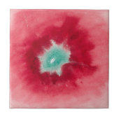 花と木の眺めに1920年ヒルマ タイル (正面)