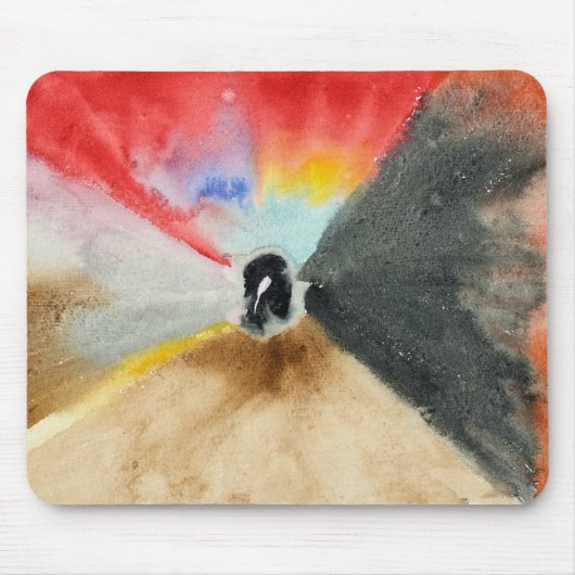 花と木の眺めに1922年ヒルマ マウスパッド (正面)