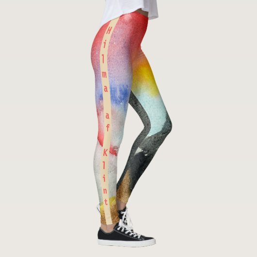 花と木の眺めに1922年ヒルマ レギンス (右)