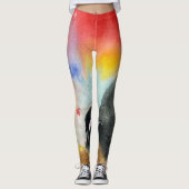 花と木の眺めに1922年ヒルマ レギンス (正面)