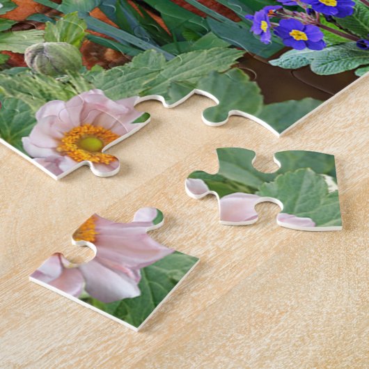 花と本 ジグソーパズル (側面)