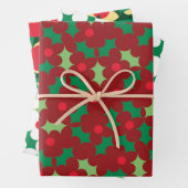 花と果実のギフトラップ ラッピングペーパーシート (インサイチュ)