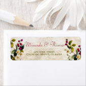 花と果実の住所 シール (インサイチュ)